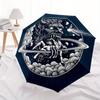 1pc Fantasy Monster "Astronomy" Automatic Umbrella High Quality Canopy, Portable Folding Umbrella With, Ideal Gift for - Travel, Everyday, Formal Even