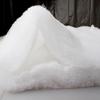 4 PCS 120cmx33cm Simulated Snow Artificial Snow Blankets Reusable Realistic Christmas Decorations Photo Props Holiday Decoration