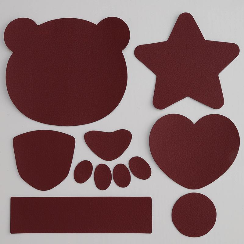 Selbstklebender Bär Kunstleder Reparaturflicken für Sofa- oder Zigarettenbrand-Schäden