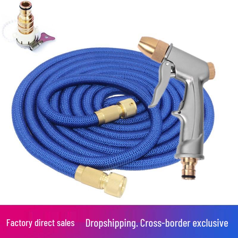 High-Pressure Retractable Garden Water Hose 25FT (7.5m)