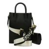 Michael Kors Borsa a Tracolla Mirella Logo Ecopelle Extra Piccola da Donna Nera