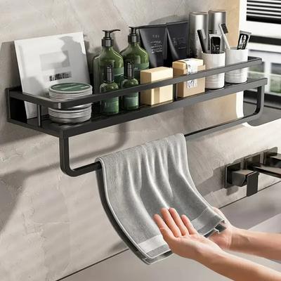 Black Bathroom Shower Room Storage Rack Toiletries Shelf Storage Is Perfect For Bathroom Item Storage Rack Hanging Shelf Ecoco