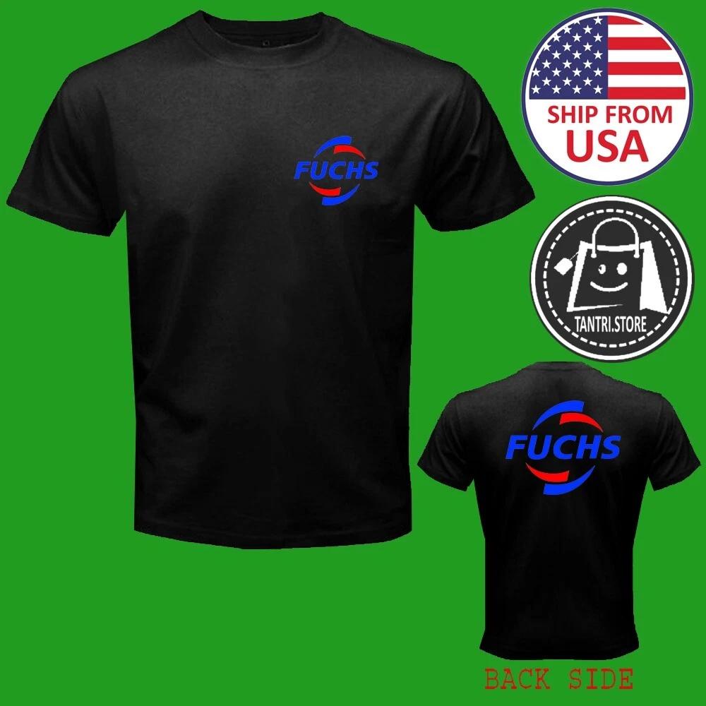 FUCHS Racing Oil Gasoline Company Men s Black Size S to 5XL S