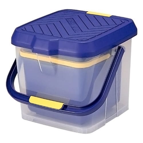 Inomata Chemical Hard Work Bucket 15L Blue