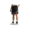 Li Ning Wade Series Comfortable Loose Simple Sports Mid-Rise Versatile Casual Shorts Men shorts Black Coal-Gray AKSV603-1