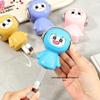 Cartoon Pink Lady Adhesive Hook - Trendy Face-Changing Design, No-Hole, Strong Hold for Entrance Hall