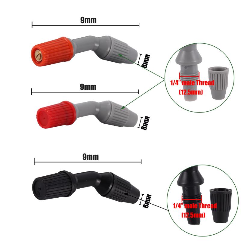 Ugello di Spruzzo regolabile Irrigazione Spruzzatore Sistema di Irrigazione del Giardino Ugello Spruzzatore Parte di Ricambio Per Lancia Spruzzatore Testa di Nebulizzazione