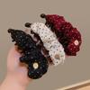 Korean-style Hair Clip Dot Pleated Ponytail Clip New Banana Clip  Adds Volume To Hair
