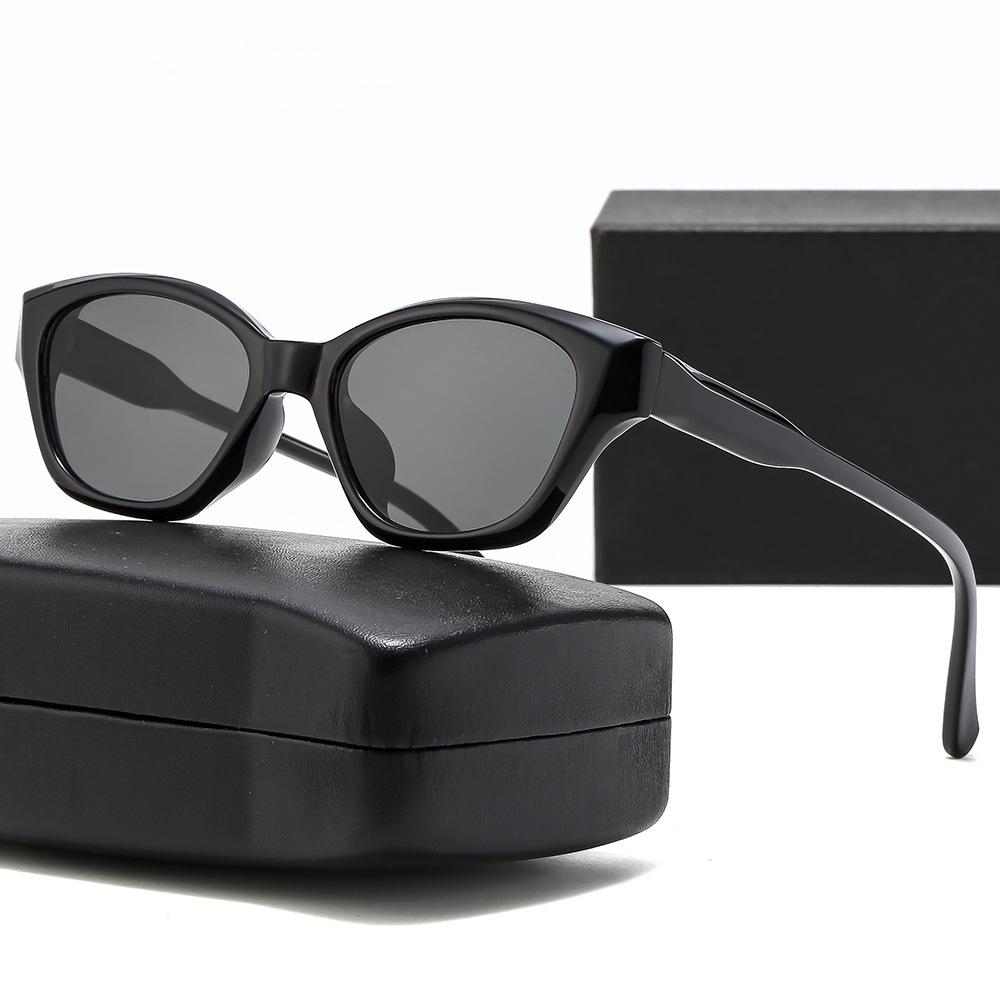 Red Cat Eye Sunglasses Female Photo Uv Protection Sunglasses Ins Wind Shade Trendy Polarized Light