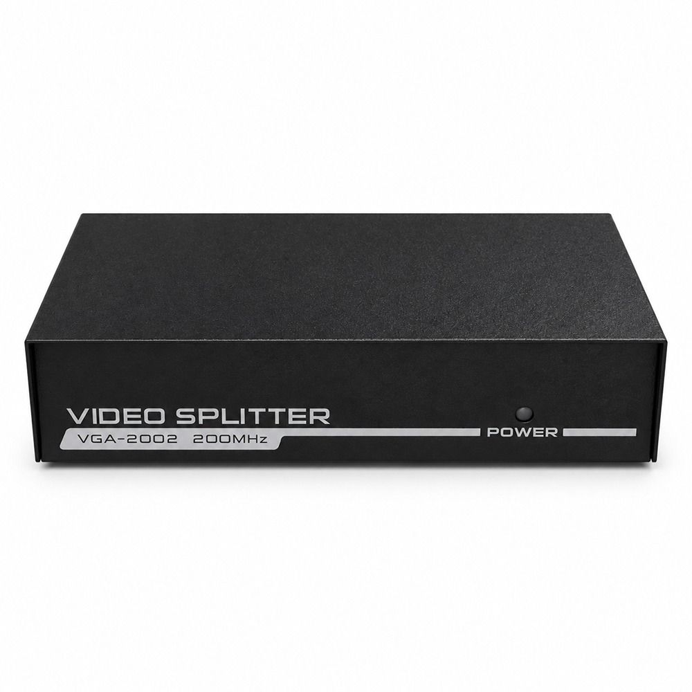 1920x1440 VGA Splitter 200MHz VGA Splitter Amplifier Video Splitter Screen Duplication