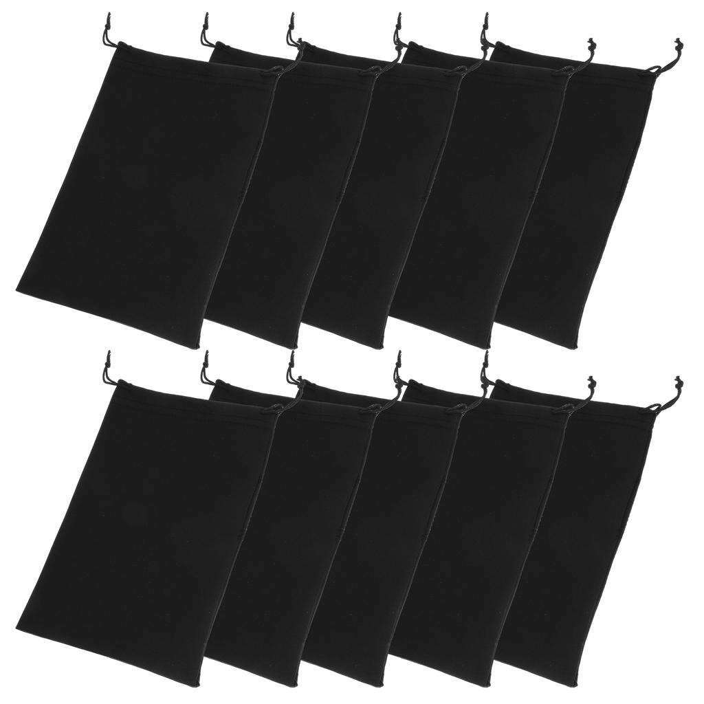 10 Pcs Ski Goggle Drawstring Pocket Mask Carrying Pouch Glasses Case Sunglasses Flannel Bag Man Snowboard