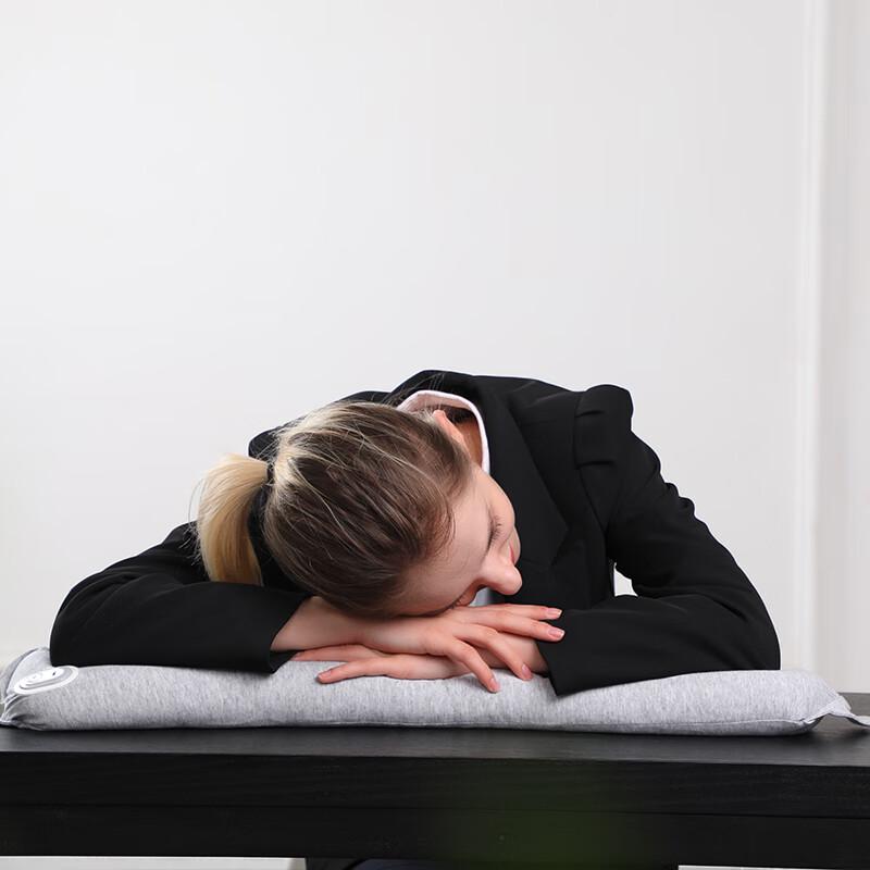 Hezheng Latex Particle Memory Foam U-Shaped Massage Pillow CN plug (adapter included)