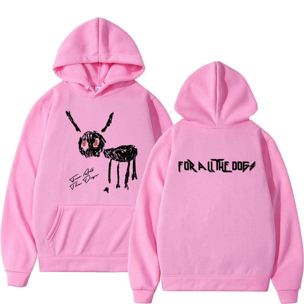 Rapper Drake Hoodie 2023 New Music Album "For All The Dogs" Graphic Hip Hop Long Sleeve Men Women Fashion Loose Streetwear Male