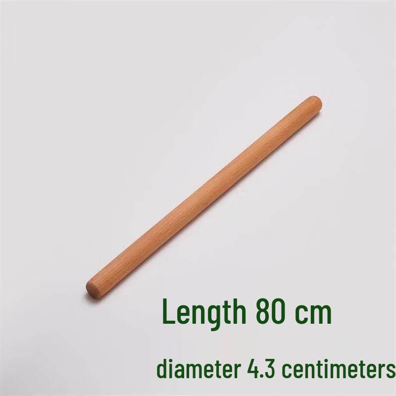 Extra-Thick Solid Wood Rolling Pin