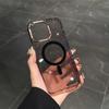 Suitable for IPhone16promax Flash Powder Transparent Magnetic Phone Case and Apple 15 Metal Lens Anti Drop Protective Case
