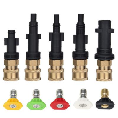 Pressure Washer Adaptor 1/4"Quick Release Connect To Water Gun for Karcher LAVOR Bosch Parkside Car Washing