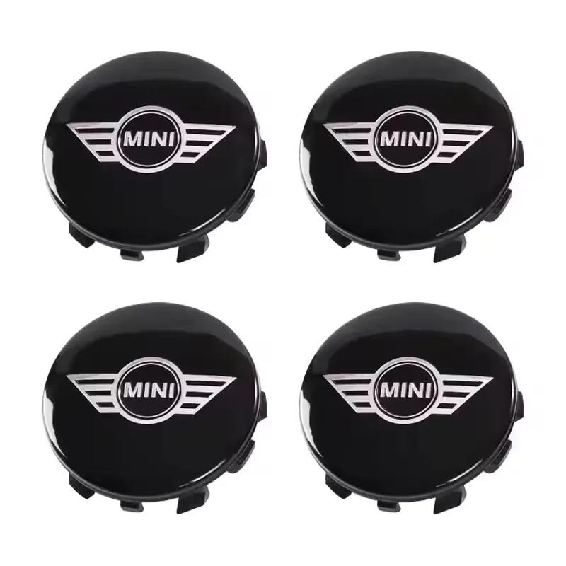 4pcs 54mm 56mm For Mini Cooper One S JCW R53 R55 R56 R57 R60 F55 F56 Car Wheel Center Hub Cap Badge Emblem Sticker