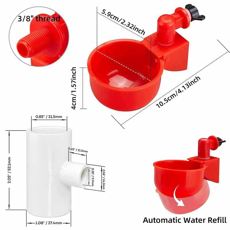 Automatic Poultry Water Drinker Bowl for Chickens