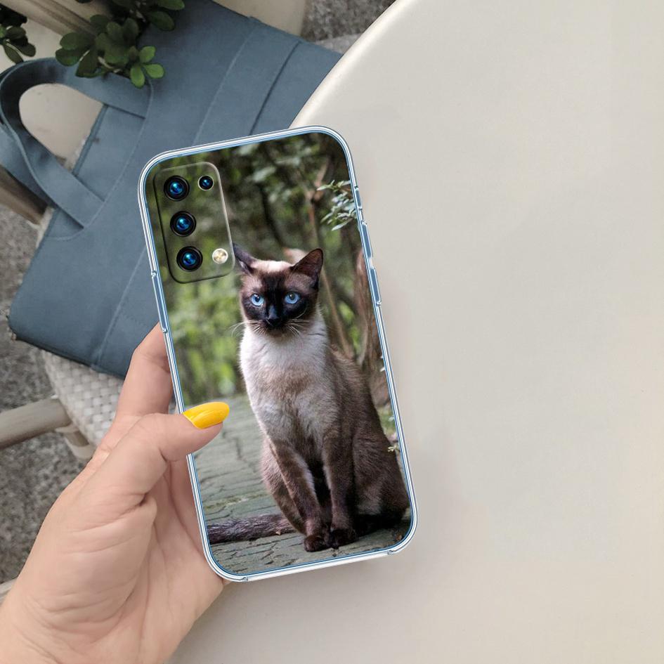 

PP22 Милый сиамский кот Мягкий прозрачный чехол для телефона для Samsung Galaxy A04 A04S A14 A23 A34 A54 M23 M33 M52 M53 Galaxy A34 5G