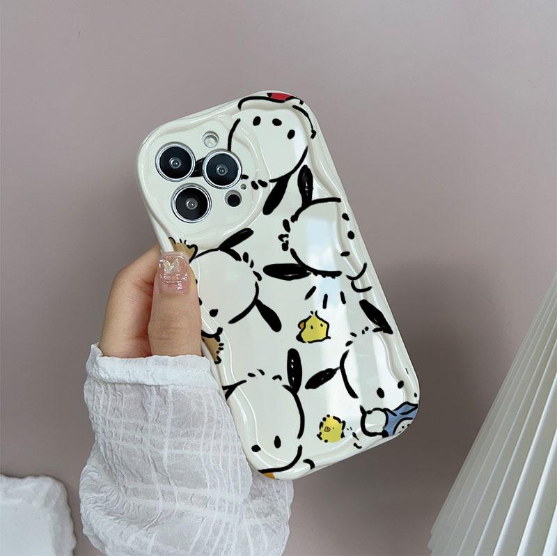 Cartoon Kuromi Cinnamoroll Phone Case For Motorola MOTO Edge 50 Fusion Ultra Pro G84 G75 G60 G53 G52 G35 G05 G34 G22 5G Casing