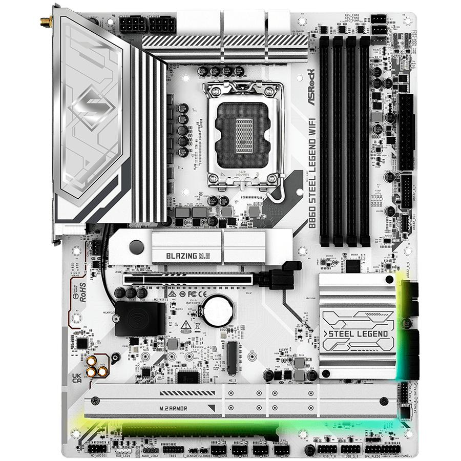 Asrock B860 Steel Legend Wifi Atx Lga1851 Ddr5