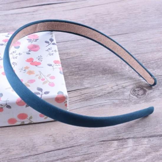 24 Stück/Los Satin Kunststoff Stirnband Einfarbig Haarbänder Kinder Schlichtes Haarband Kopfreifen Haarschmuck Für Frauen 15MM Breit