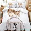 3D Print Anime Avengers Tokyo Bedding Set Duvet Cover Bed Set Quilt Cover Pillowcase Comforter King Queen Size Boys Adult