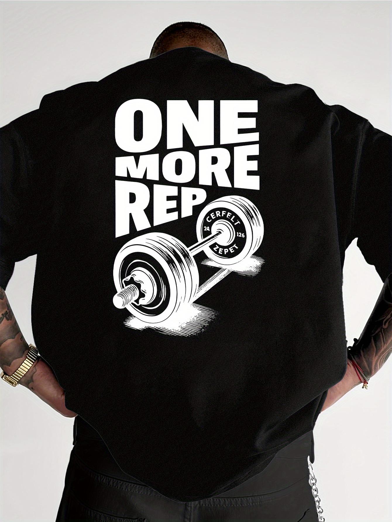 

Weightlifting barbell men cotton TShirt street workout fitness casual athletic gym style - Men s Summer Cotton Graphic Tee S разноцветный