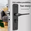 Silent European Style Indoor Wooden Door Handle Lock
