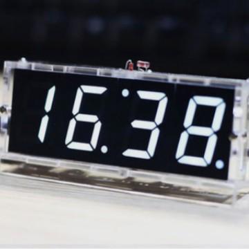 Digital Clock Kit Single Chip Microcomputer LED Display