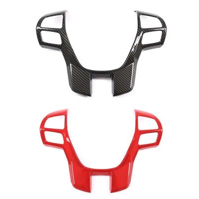 ABS Car Styling Steering Wheel Cover Trim Frame Sticker Fit For Ford Ranger 2015-2022 Auto Interior Accessories