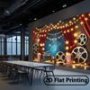 2D plane - 1 movie night polyester photography background banner indoor and outdoor decoration banners