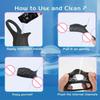 Vibrating Penis Sleeve & Cock Ring Set – Dual Stimulation for Men & Women, G-Spot Vibrator, Couple Sex Toy