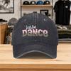 1pc Just Dance Baseball Cap For Unisex Washed Duckbill Hat Suitable For Outdoor Sports Parties Lightweight Hook Loop Cl