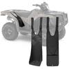 2PCS Black Hanging Foot Peg Bag Adjustable Passenger Foot Pegs  Rear Passenger Foot Support