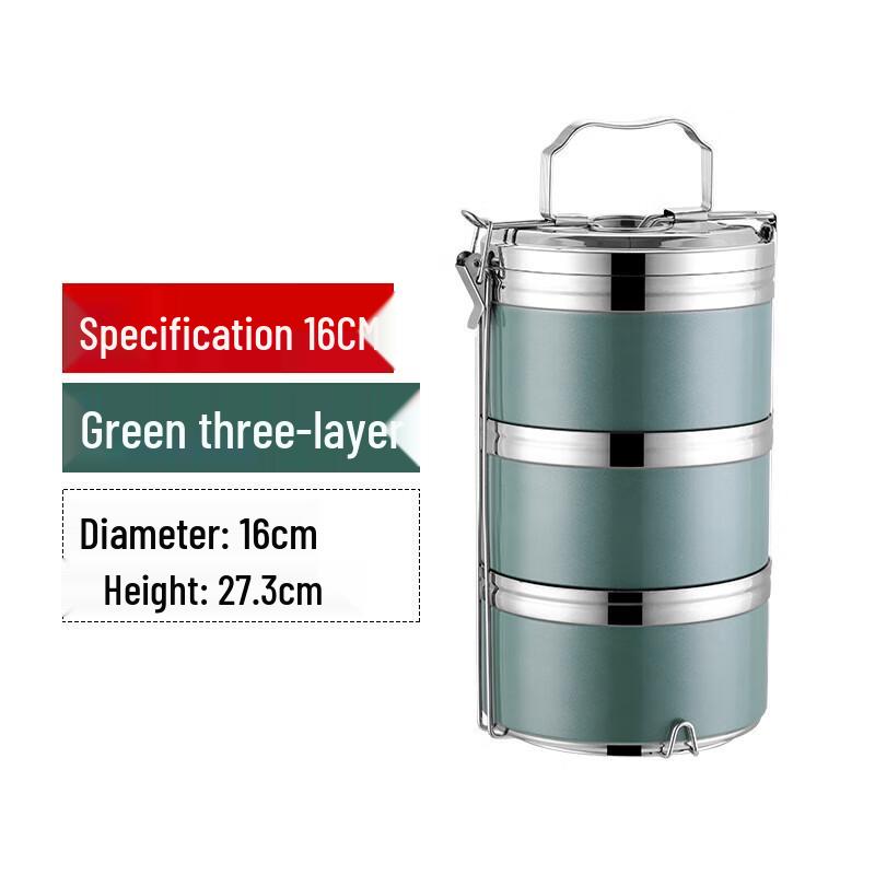 304 Stainless Steel Multi-layer Insulated Lunch Box