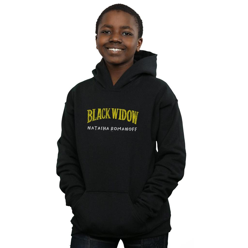 Marvel Boys Black Widow AKA Natasha Romanoff Hoodie