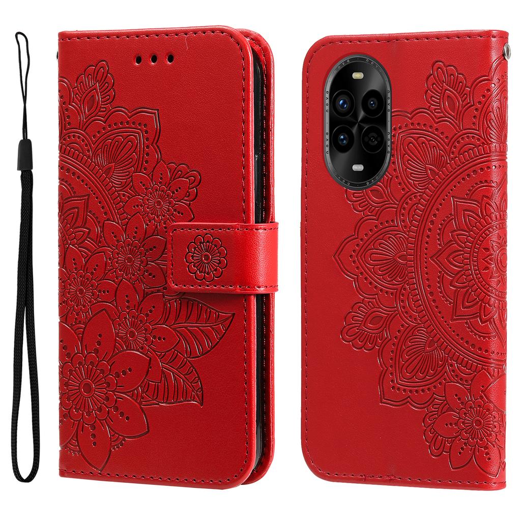 For Huawei Nova 14 Pro 5G/nova 13 Pro 5G Case Floral Pattern PU Leather Wallet Stand Phone Cover