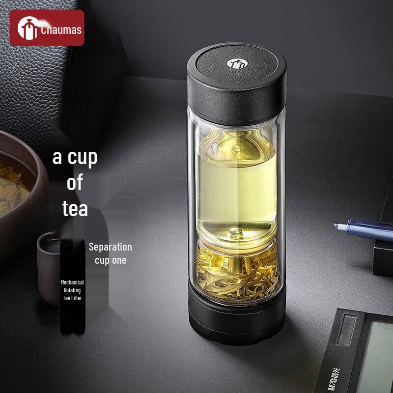 FUGUANG Tea Master Double-Layer Glass Infuser Bottle