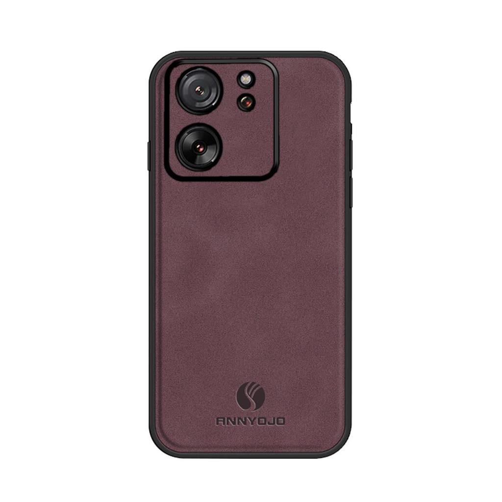Premium Suede‑Like Leather Grain TPU Case for Xiaomi 13T Pro,13T Shockproof Soft TPU Cover