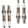 4PCS Oxygen O2 Sensor for 2003 2004 2005 Chevrolet Chevy Tahoe 5.3L; 2003-2005 GMC Sierra 1500 5.3L Upstream + Downstream Replace Number 12611127