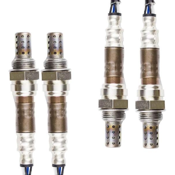 4PCS Oxygen O2 Sensor for 2003 2004 2005 Chevrolet Chevy Tahoe 5.3L; 2003-2005 GMC Sierra 1500 5.3L Upstream + Downstream Replace Number 12611127