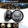 16cm Retro Motorcycle LED Headlight Daytime Running Lamp for Cruiser Chopper Cafe Racer