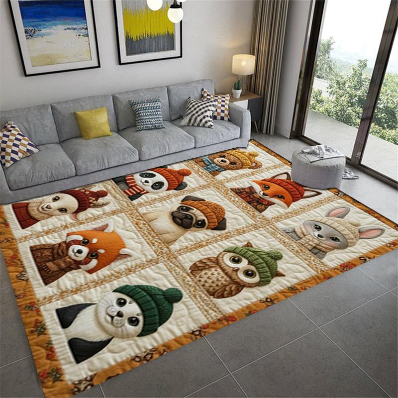 2025 New Cute Collage Carpet Rug for Living Room Bedroom Home Sofa Decoration,Kids play Non-slip Floor Mat29
