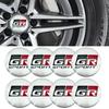 4pcs/set 56mm Car Wheel Center Stickers Hub Cap Decal for Toyota GR Sport Logo C-HR RAV4 Avensis 4runner Prado Camry Corolla
