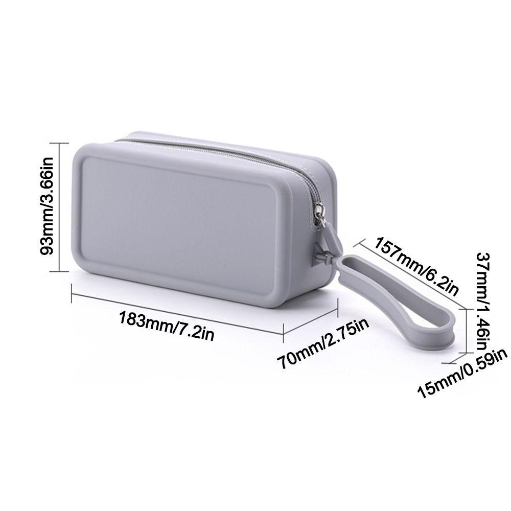 Large Capacity Coin Purse Silicone Cosmetic Bag New Item Bag  Students