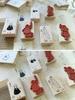 Little Girl Journal Stamps Scrapbooking  Series, Red Rubber, All Maple Can Be Versatile Small Flowers Yier Studio