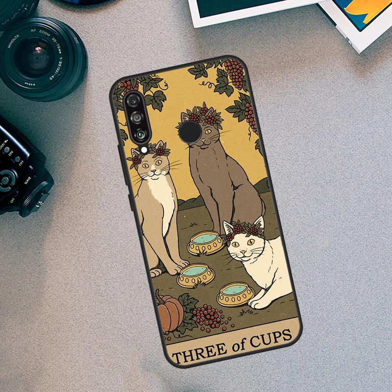 Katzen Tarot Hexerei Für Huawei Nova 7i 8i 11i 12i 9 10 SE 11 Pro Y60 Y70 Y90 Y61 Y91 Y72 Y73 P40 P30 Lite Hülle