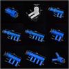 Plastic Aquarium Fish Tank Hose Connector Y Type Hose Splitter  for Water Piping