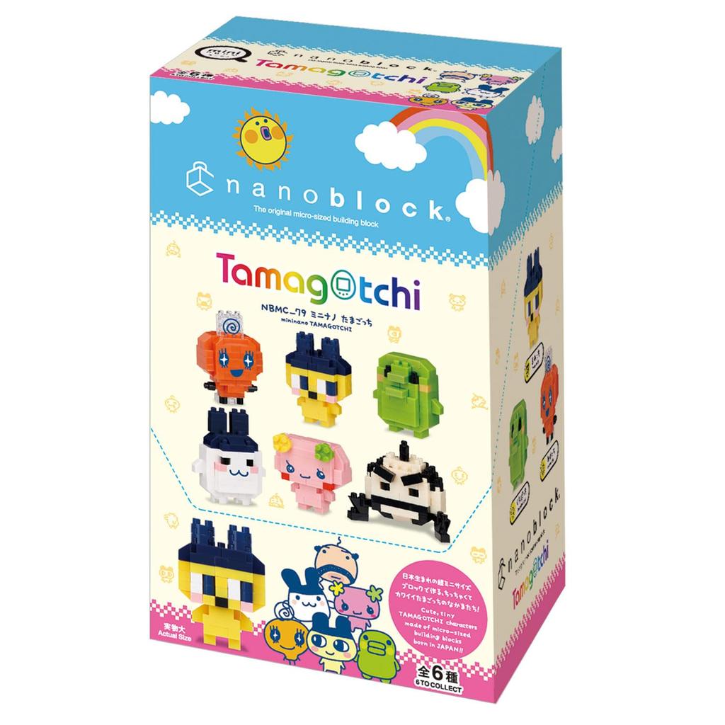 Kawada Nanoblock Mini Nano Tamagotchi (BOX) NBMC79S 1 BOX  6 Pieces, Total 6 Types